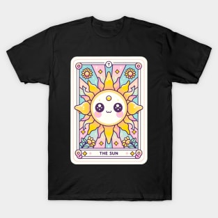 The Sun Tarot Card Kawaii Pastel Goth Anime Cute T-Shirt